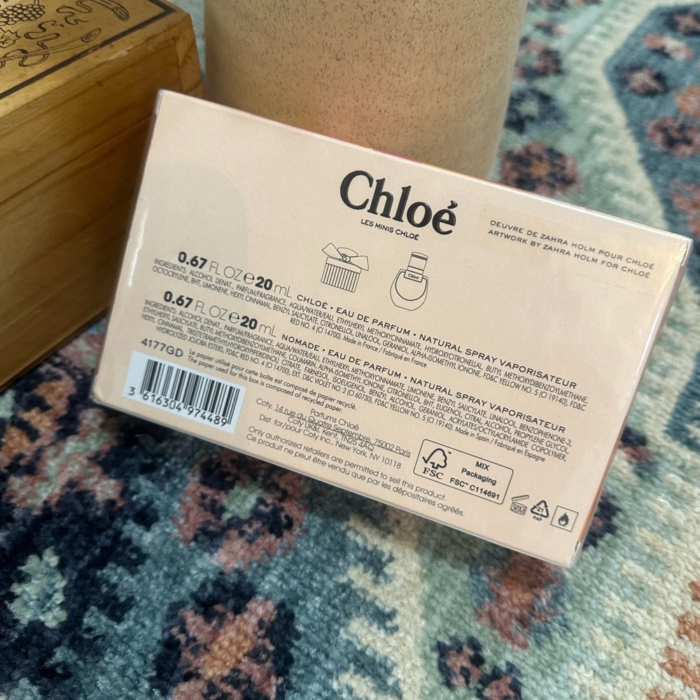 New Chloe Les Wome’s Perfume Gift Set Minis 2 x 0.67 oz Eau de Parfum - Picture 15 of 16